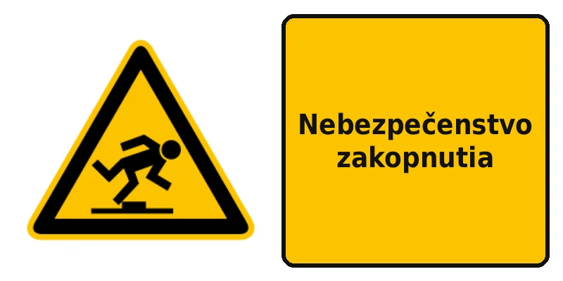Nebezpečenstvo zakopnutia