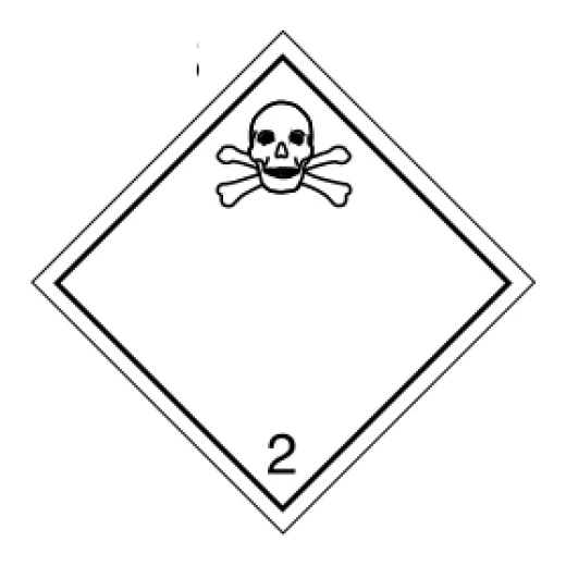 ADR č. 2.3 – jedovaté plyny
