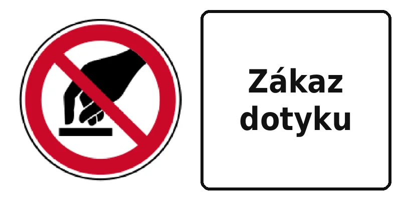 Zákaz dotyku