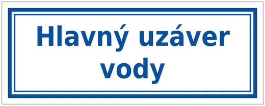 Hlavný uzáver vody