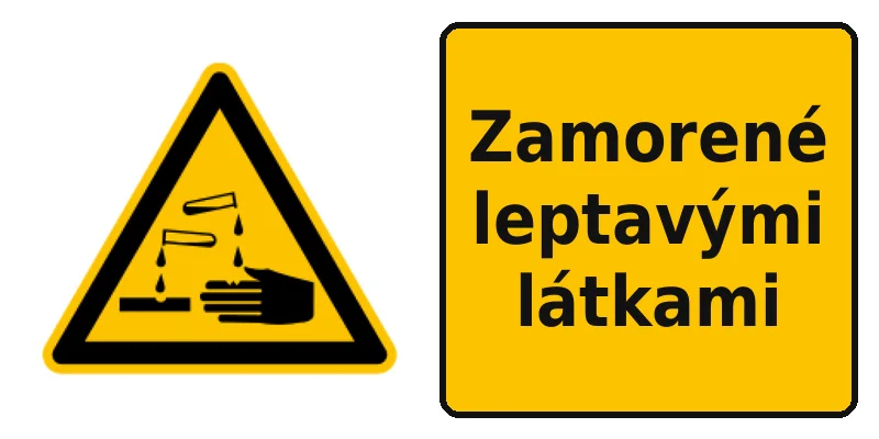 Zamorené leptavými látkami