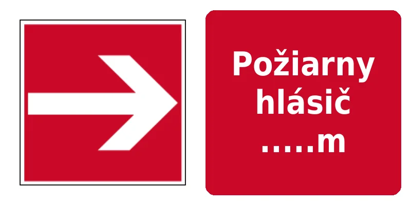 Požiarny hlásič .....m