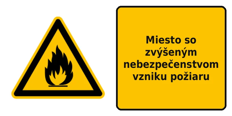 Miesto so zvýšeným nebezpečenstvom vzniku požiaru