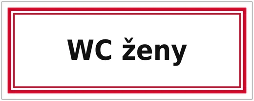 WC ženy