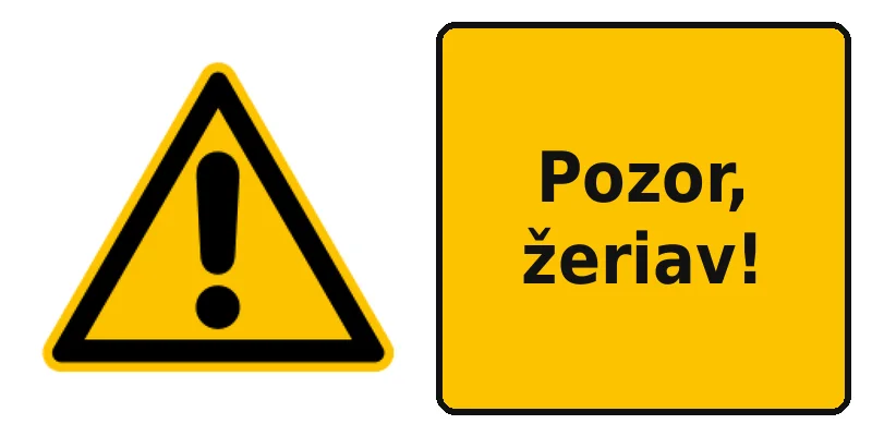 Pozor, žeriav!