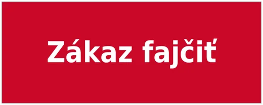 Zákaz fajčiť