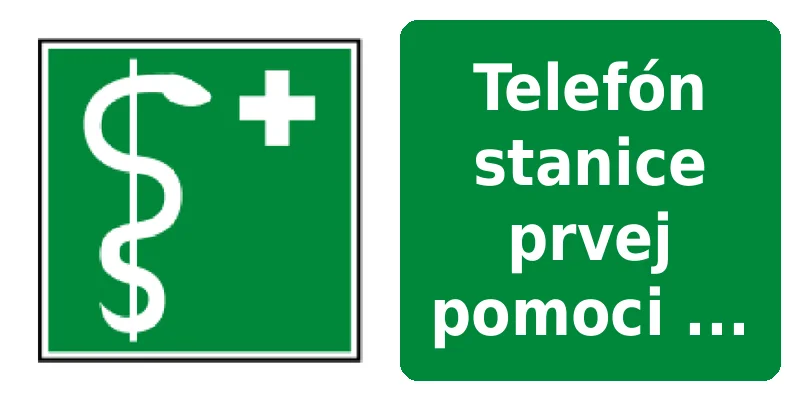 Telefón stanice prvej pomoci ...