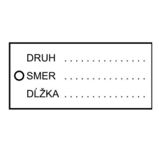 Káblový štítok – druh, smer, dĺžka