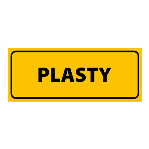 PLASTY (žltá)