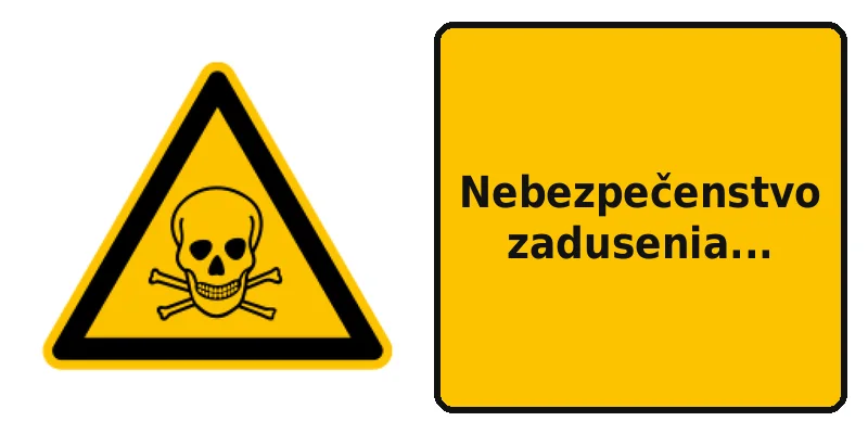 Nebezpečenstvo zadusenia...