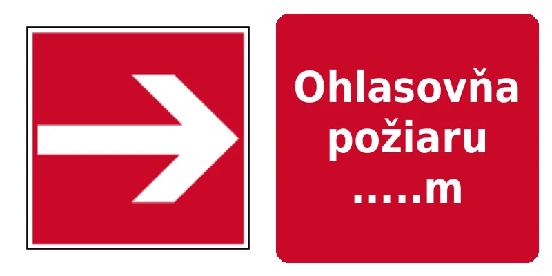Ohlasovňa požiaru .....m