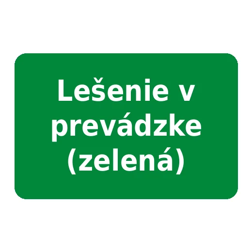 Lešenie v prevádzke (zelená)