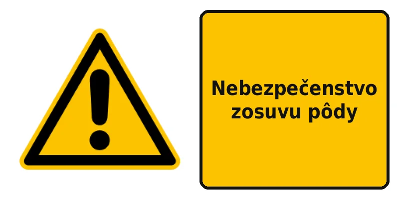 Nebezpečenstvo zosuvu pôdy
