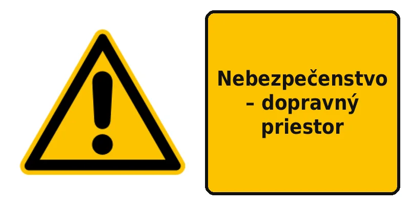 Nebezpečenstvo – dopravný priestor