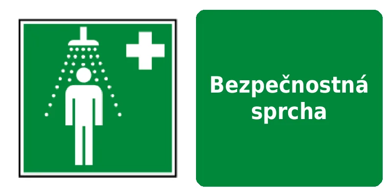 Bezpečnostná sprcha