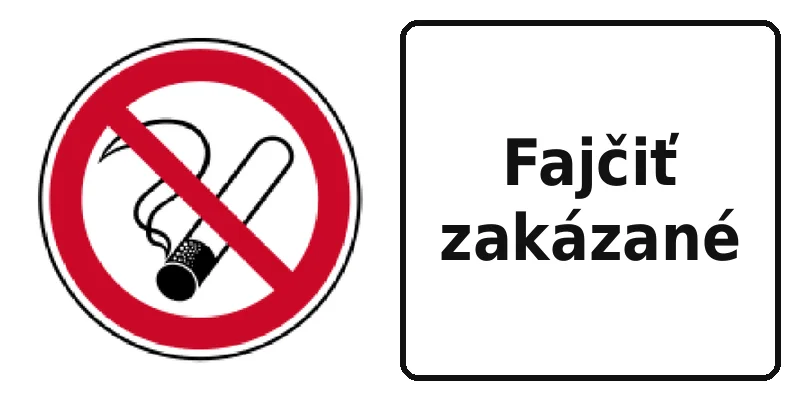 Fajčiť zakázané