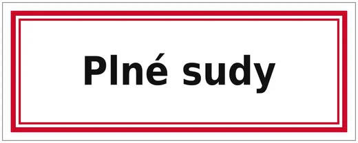 Plné sudy