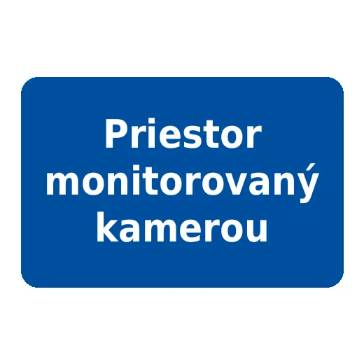 Priestor monitorovaný kamerou