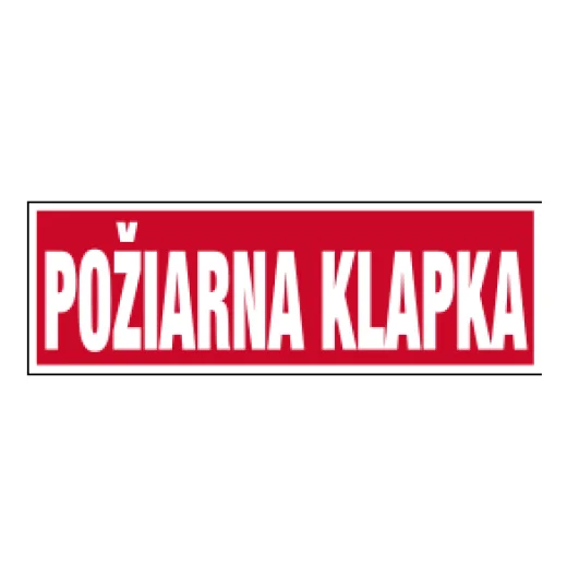 POŽIARNA KLAPKA