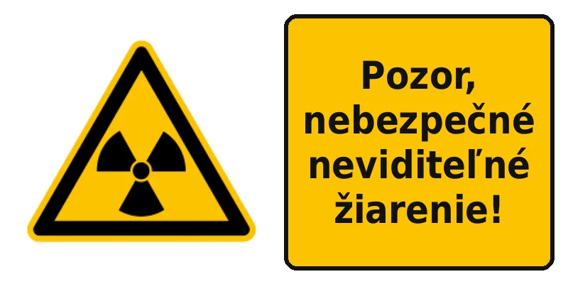Pozor, nebezpečné neviditeľné žiarenie!