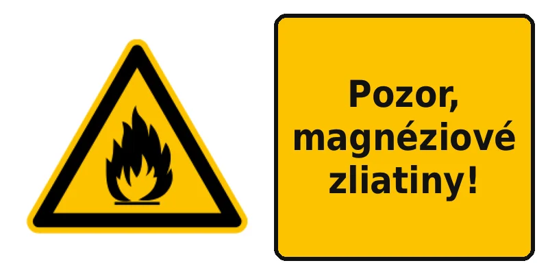 Pozor, magnéziové zliatiny!