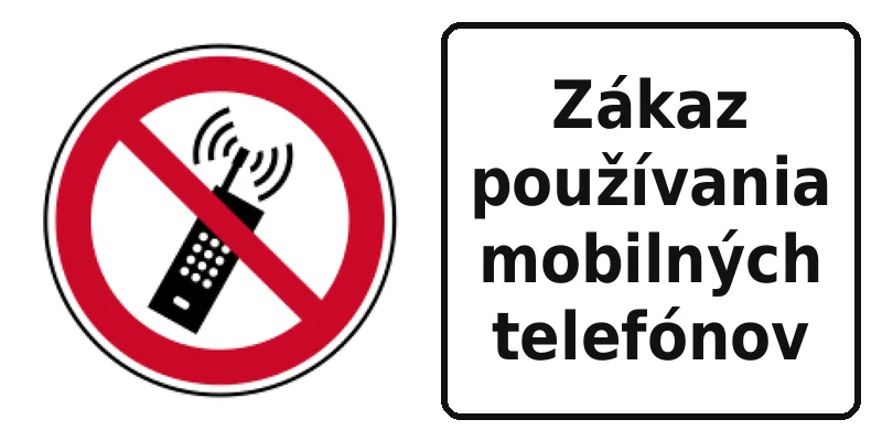 Zákaz používania mobilných telefónov