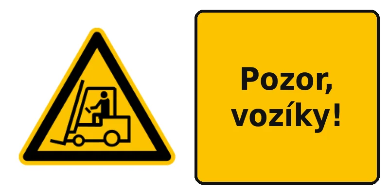 Pozor, vozíky!
