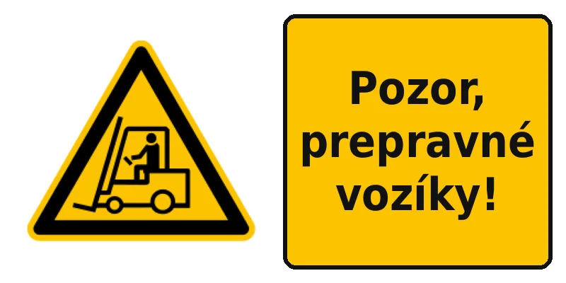 Pozor, prepravné vozíky!