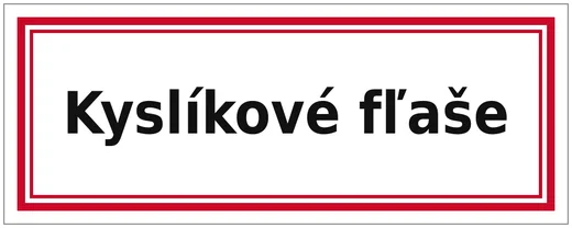 Kyslíkové fľaše