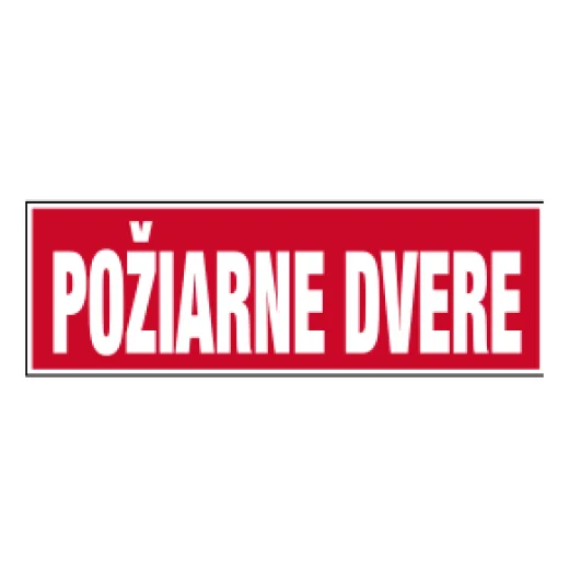 POŽIARNE DVERE