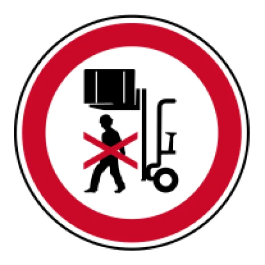 Zákaz vstupu pod bremeno