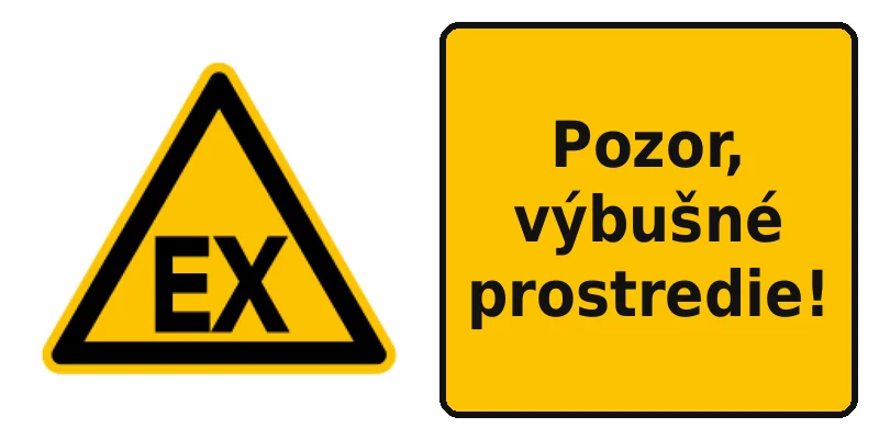 Pozor, výbušné prostredie!