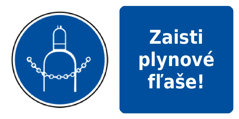 Zaisti plynové fľaše!